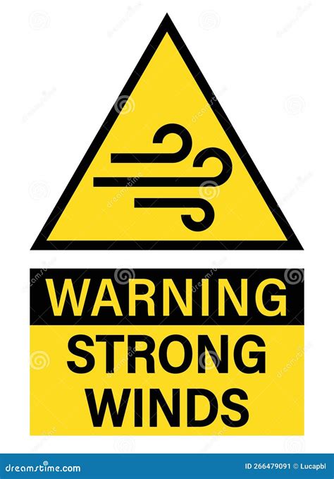 strong wind warning